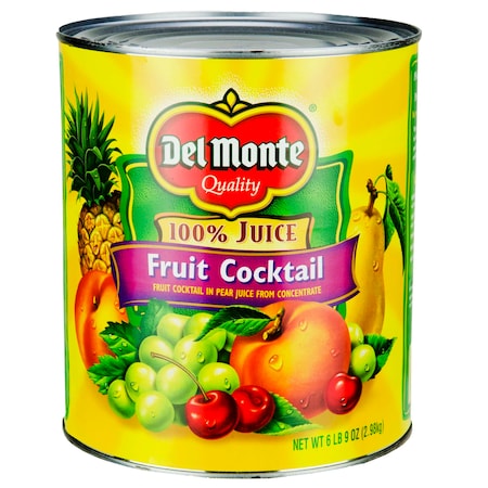 Del Monte Del Monte In Juice Fruit Cocktail #10 Can, PK6 2001651